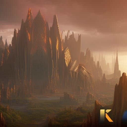 Texas Supervillain Concept Art in Detailed Matte Painting