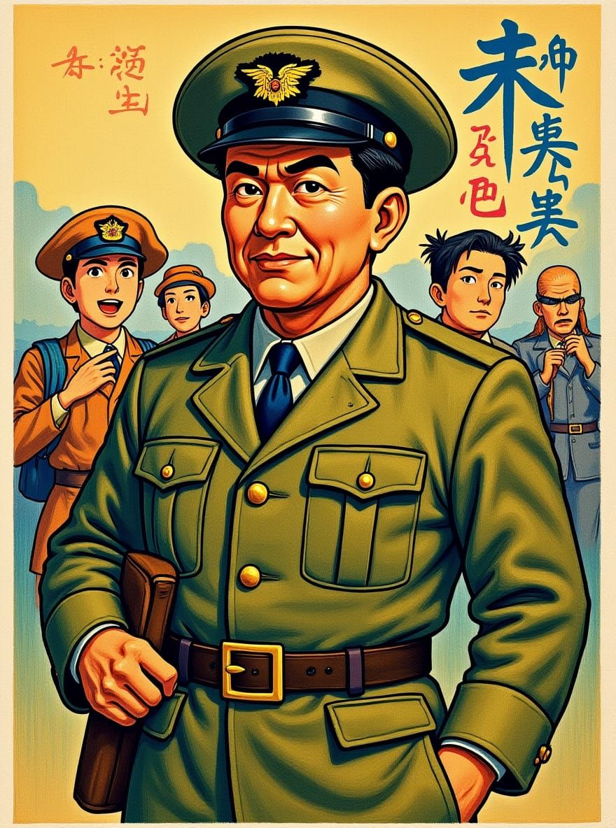 Colonel Goro Ogasawara in Vibrant Hong Kong Cinema Style