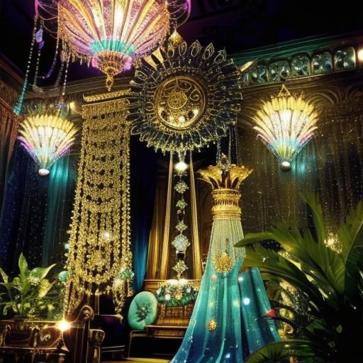 Gems, Jewels, Diamonds, and Golden Treasure