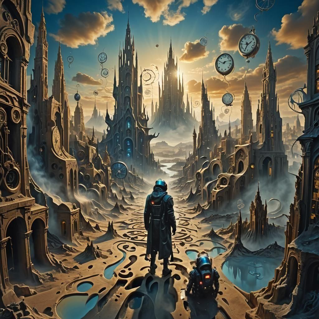 Decadence of Soul: A Fantastical Detailed Painting