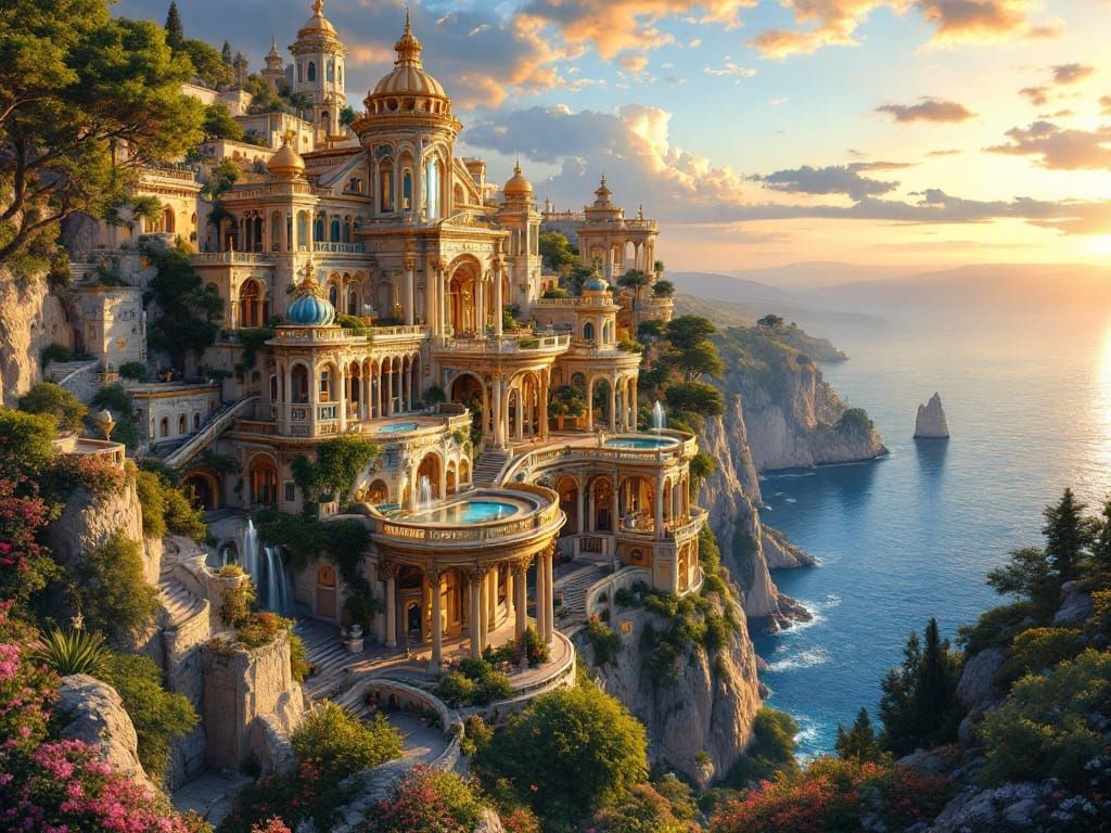 Byzantine Palace at Magic Hour