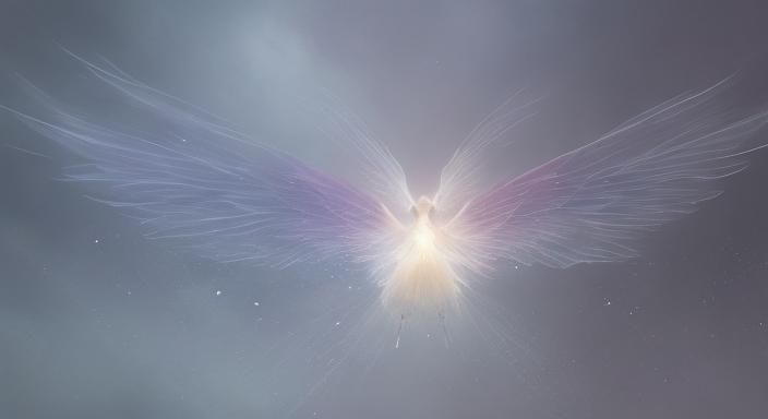 Ethereal Being in Dreamy Digital Painting