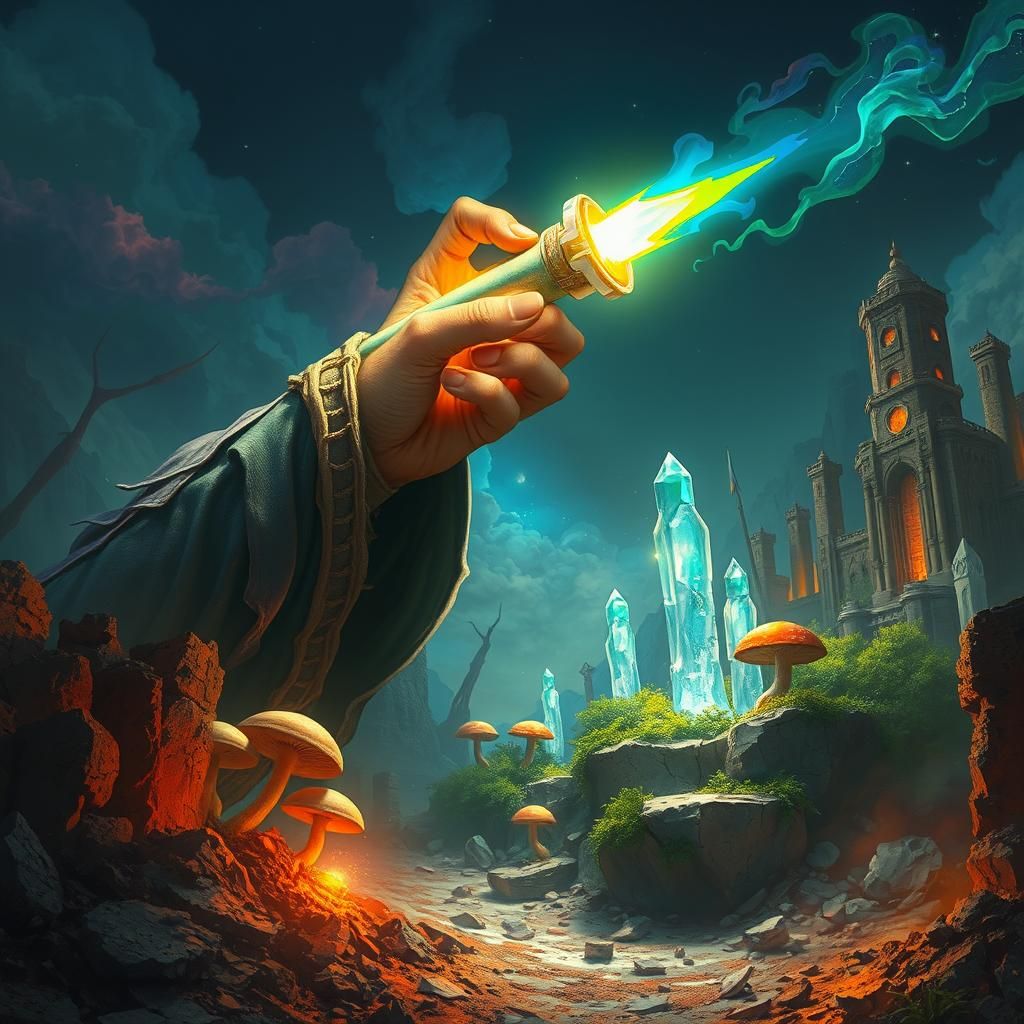 Hand of Rebirth: Erasing Destruction in Fantasy Art