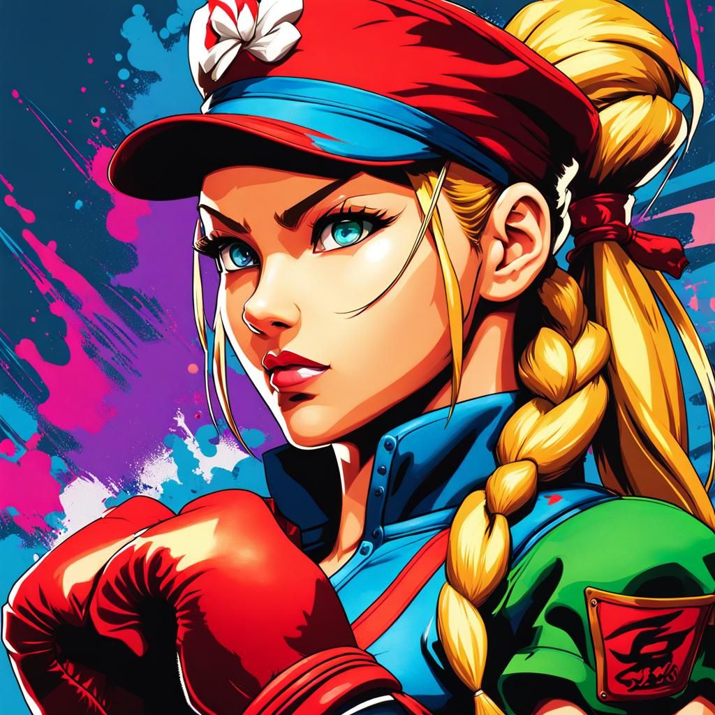 Cammy from Street Fighter 6: Graffiti Art