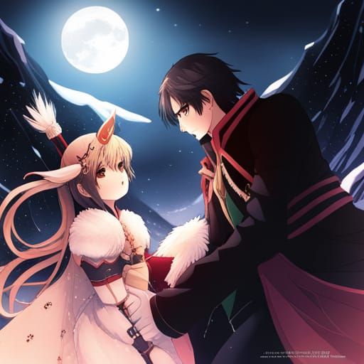 Vampire Prince and Weretiger Princess: Anime Style