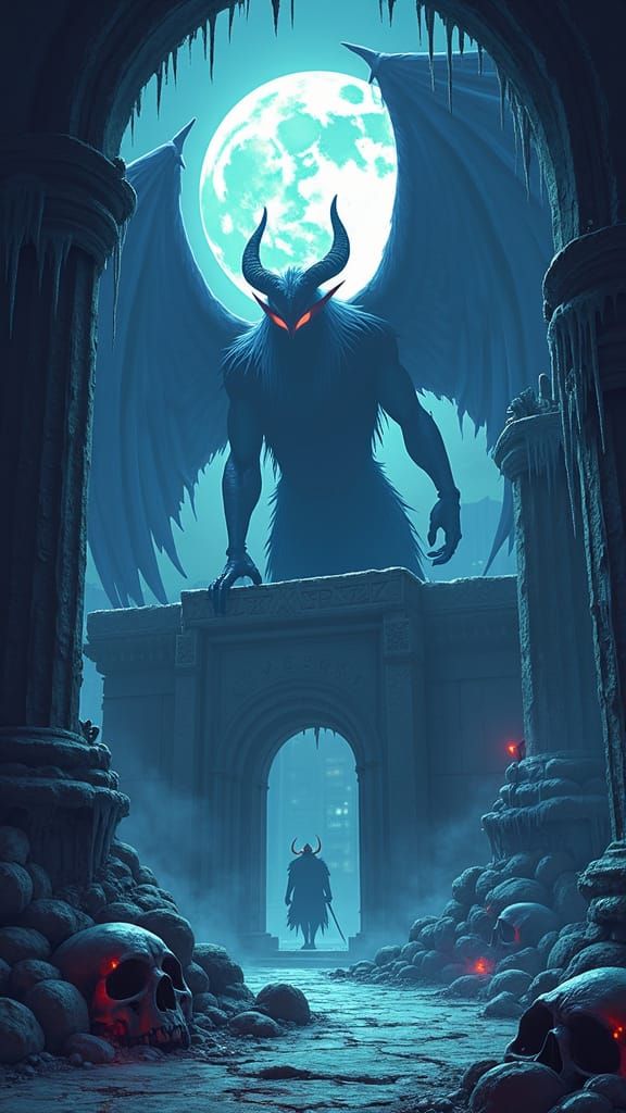 8-bit Mythical Guardians of the Underworld