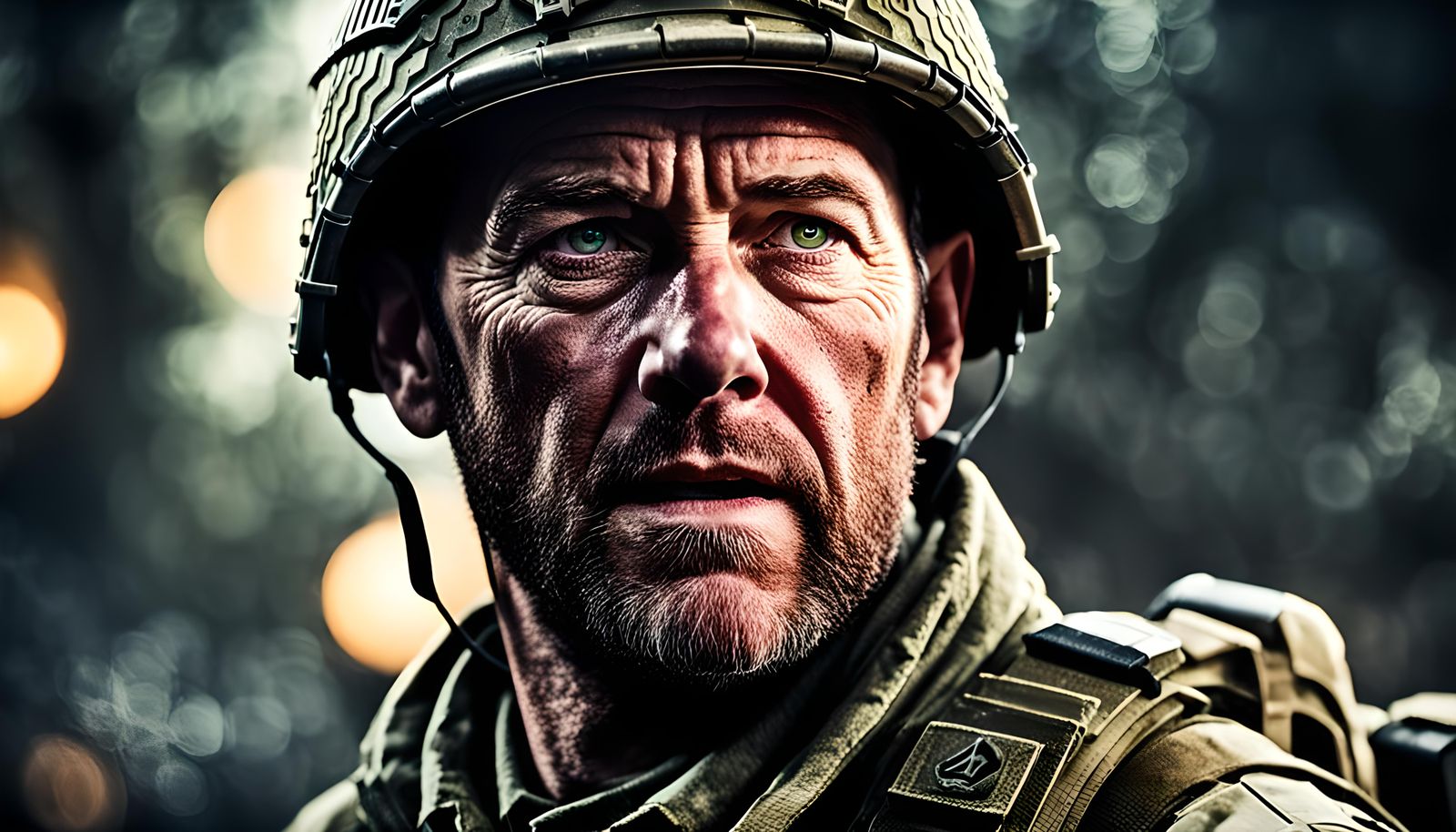 Dramatic Portrait of John Price in Action