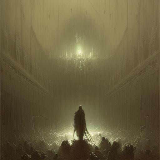 Nightmare Visions: Horror in Doré and Rutkowski Style