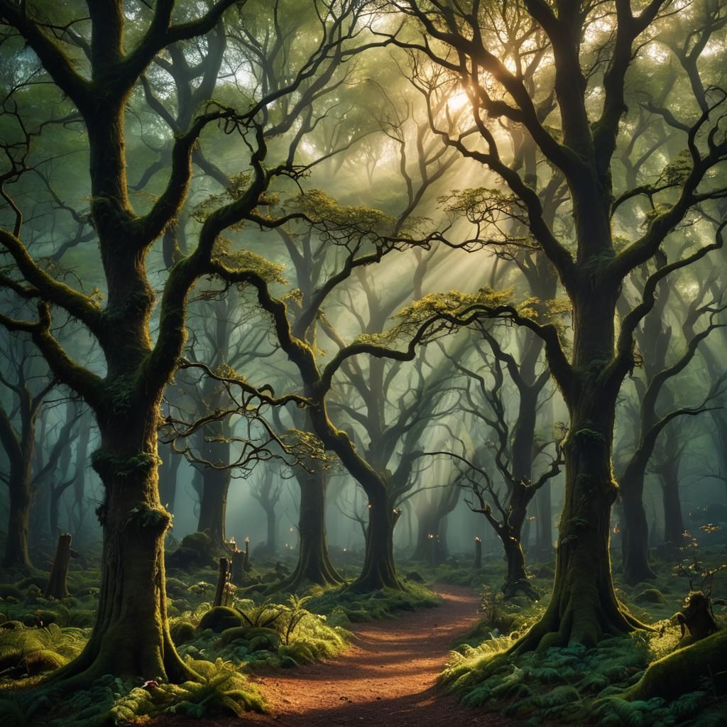 In the heart of an enchanted forest...