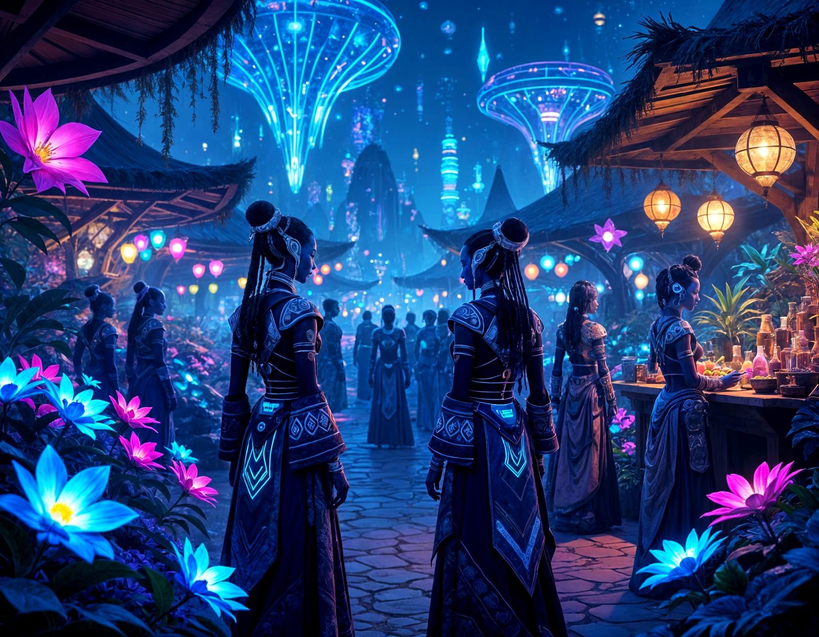 Bioluminescent Flower Market on Pandora