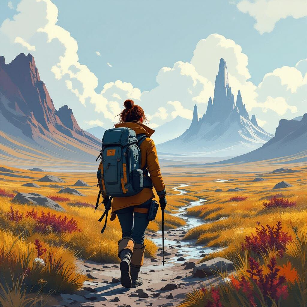 Sarah Croft's Trek Through Mystical Lands