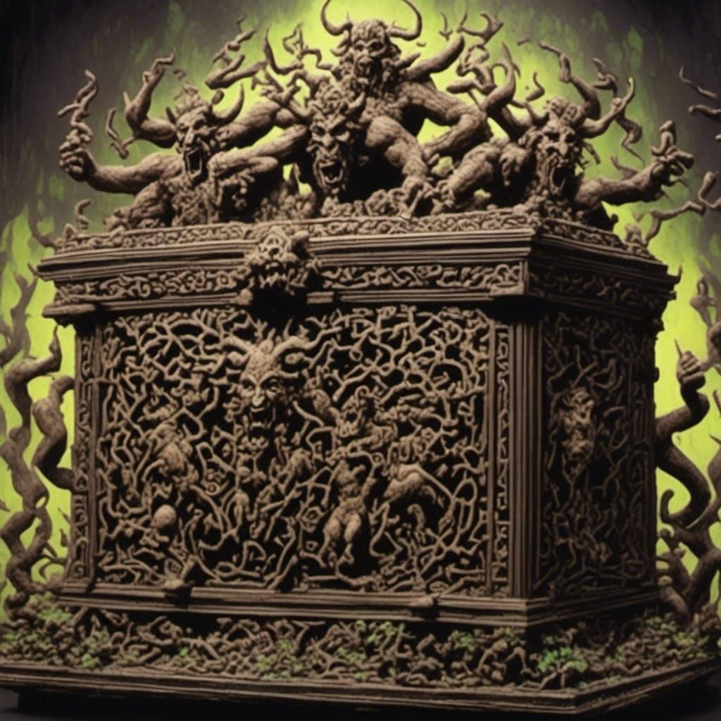 Ornate Pandora's Box Unleashes Graffiti Demons