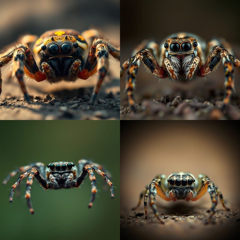 Bold Jumping Spider in Cinematic Realism