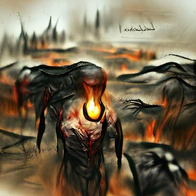 Abstract Swirls of Color and Light