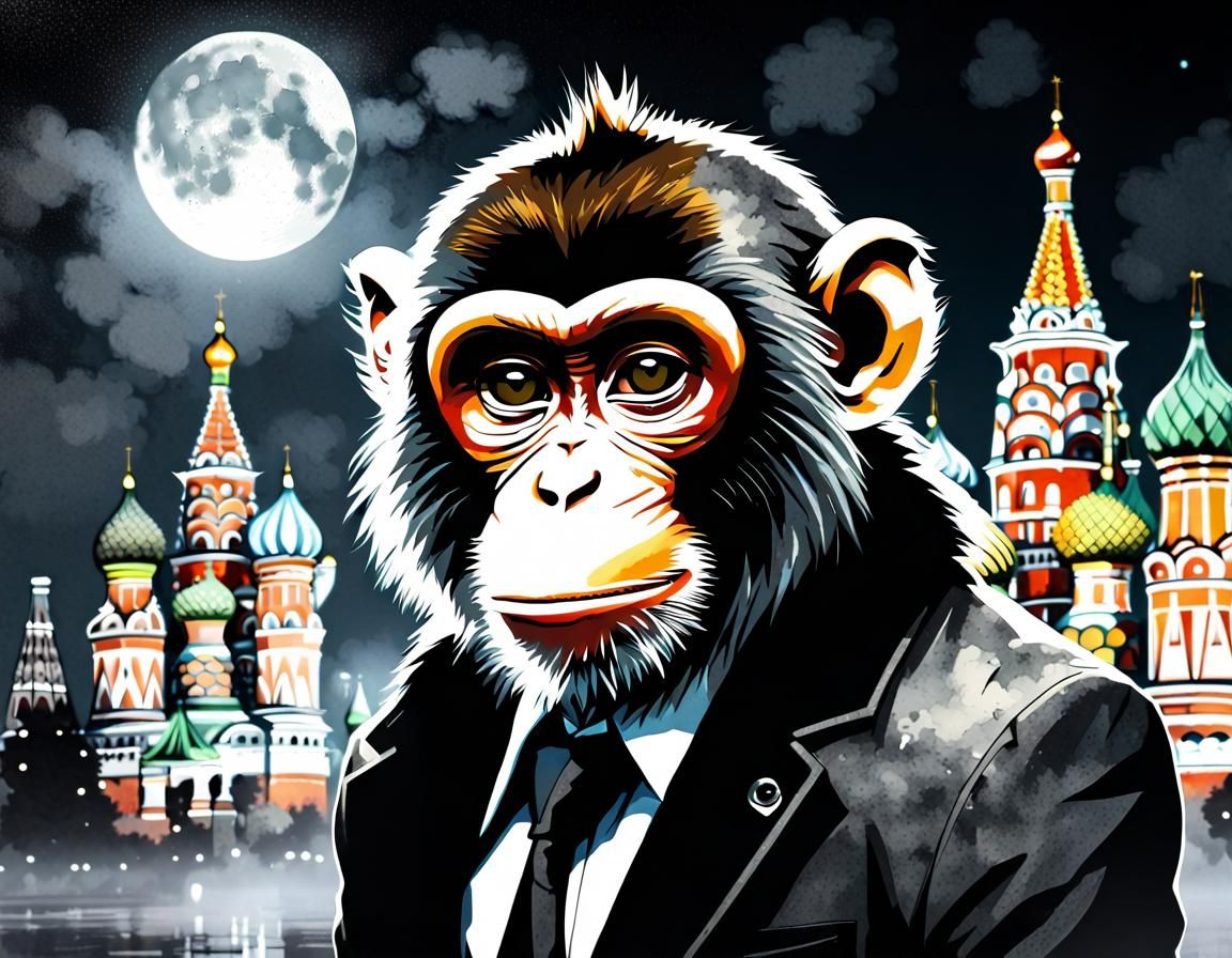 Majestic Mafia Monkey in Misty Moscow Manga
