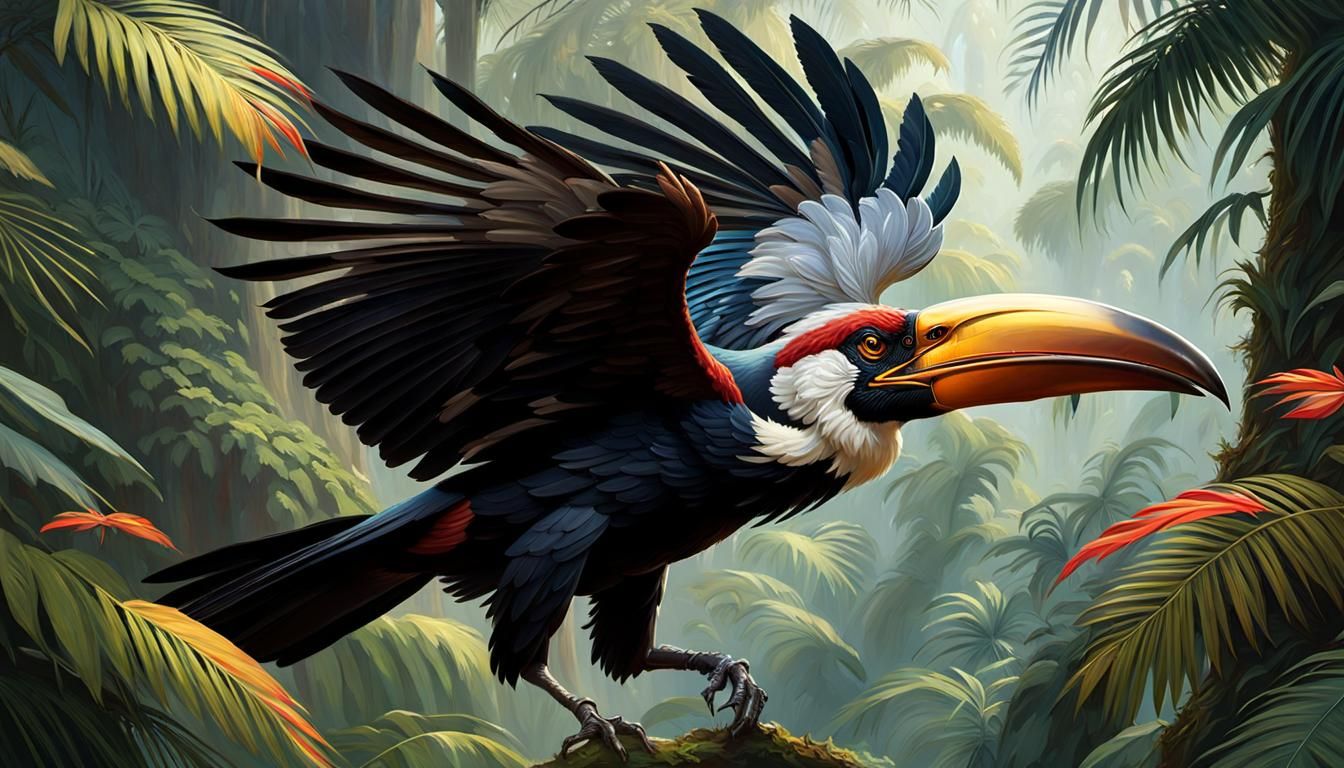 a hornbill