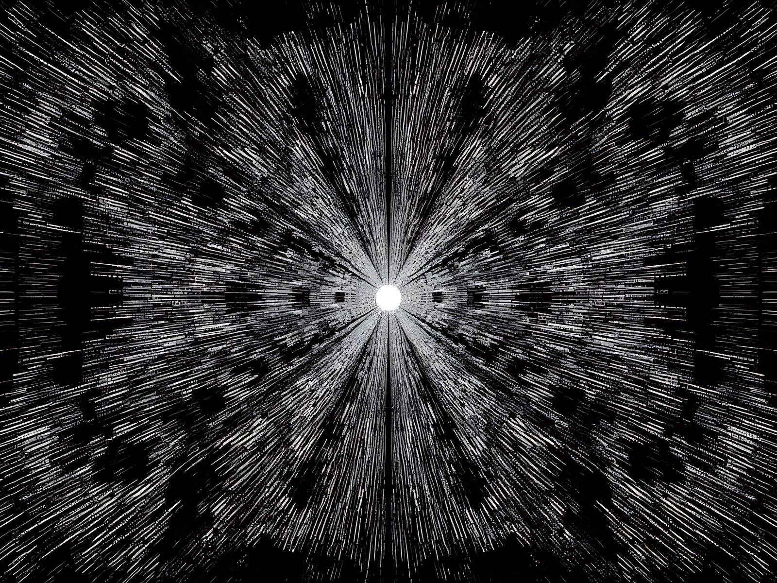 Glitched Spatiotemporal Disorder in Blacktone Realism