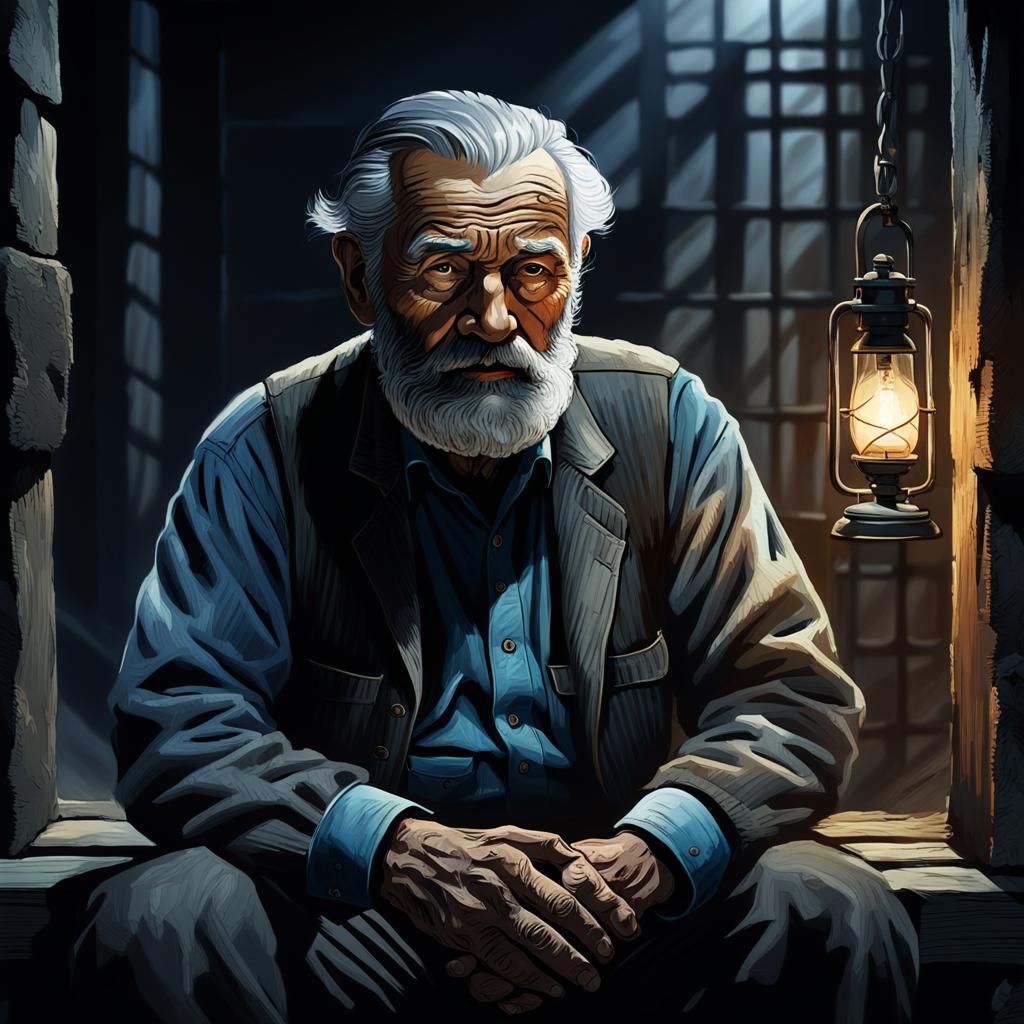 Geologist Behind Bars: Gritty Realism with Moody Lighting