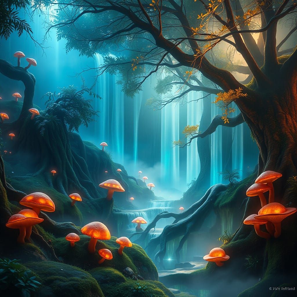 Ethereal Dreamscape in Vibrant Colors