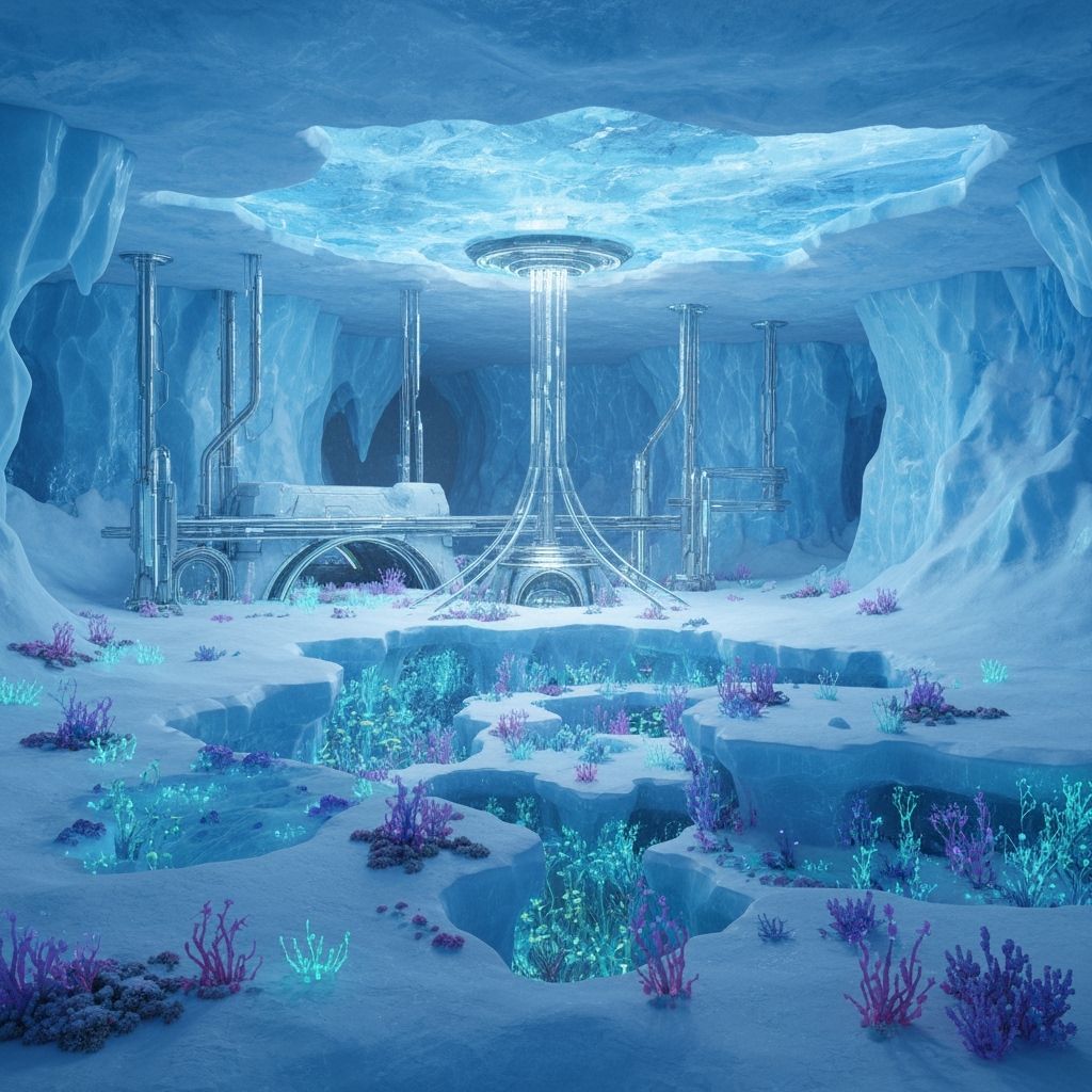 Antarctic Base Revealed: Technology and Life in 3D