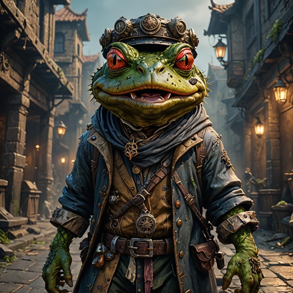Angry Toad in Beggar's Clothing: Detailed Matte Painting