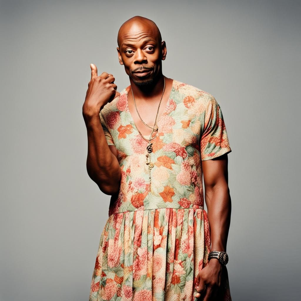Dave Chapelle Wearing a Sundress