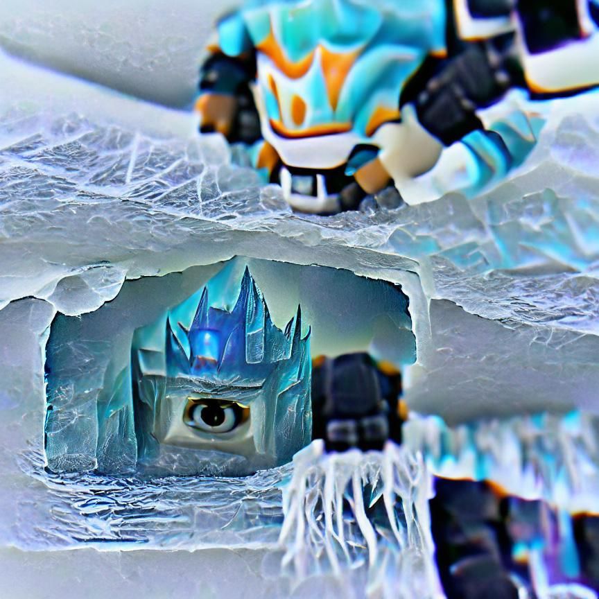 Frozen Realm: A Winter Landscape