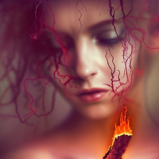 I wished her like fire and kissed her like a dream ... Bitte...