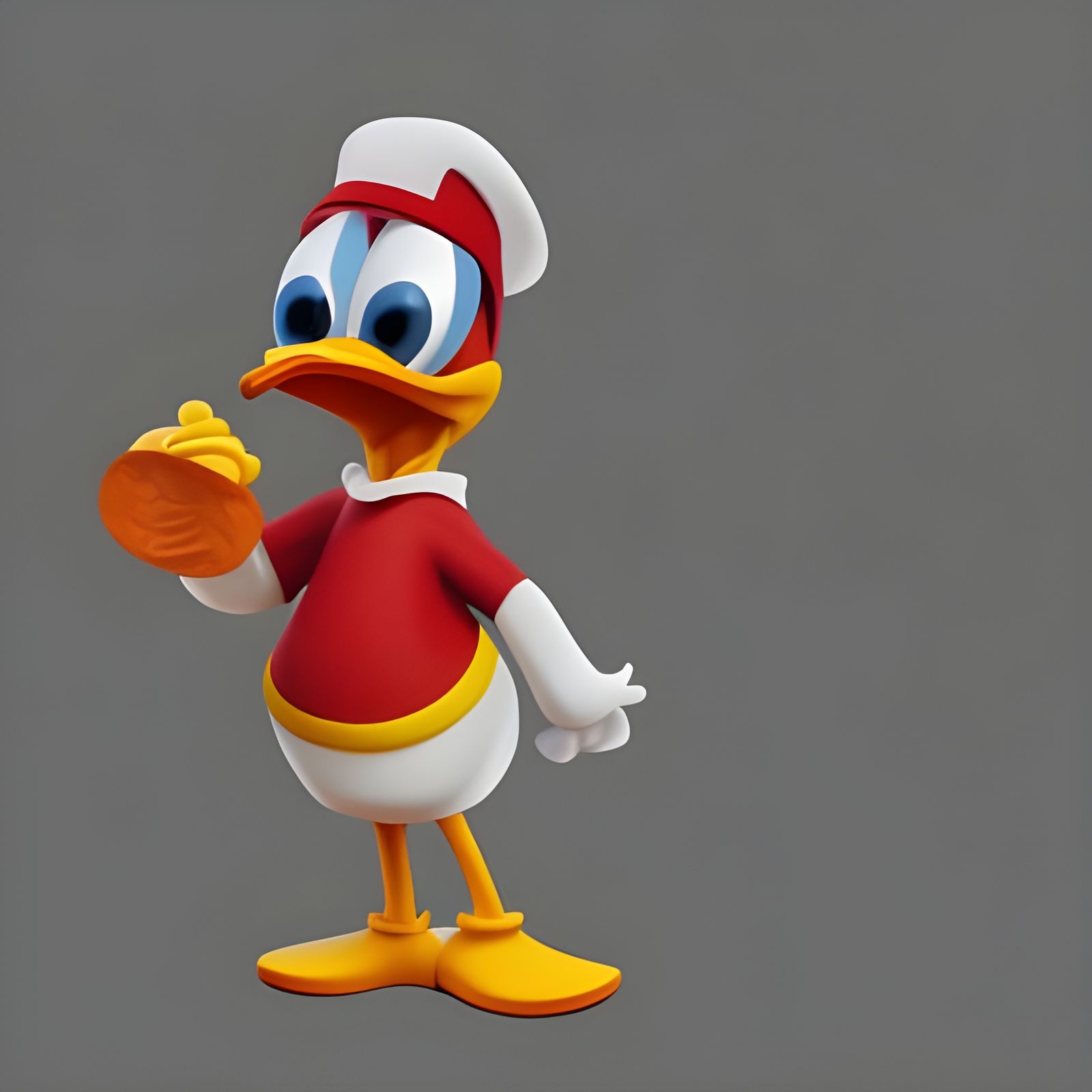 Duck Dentist in Pixar Style 3D Rendering