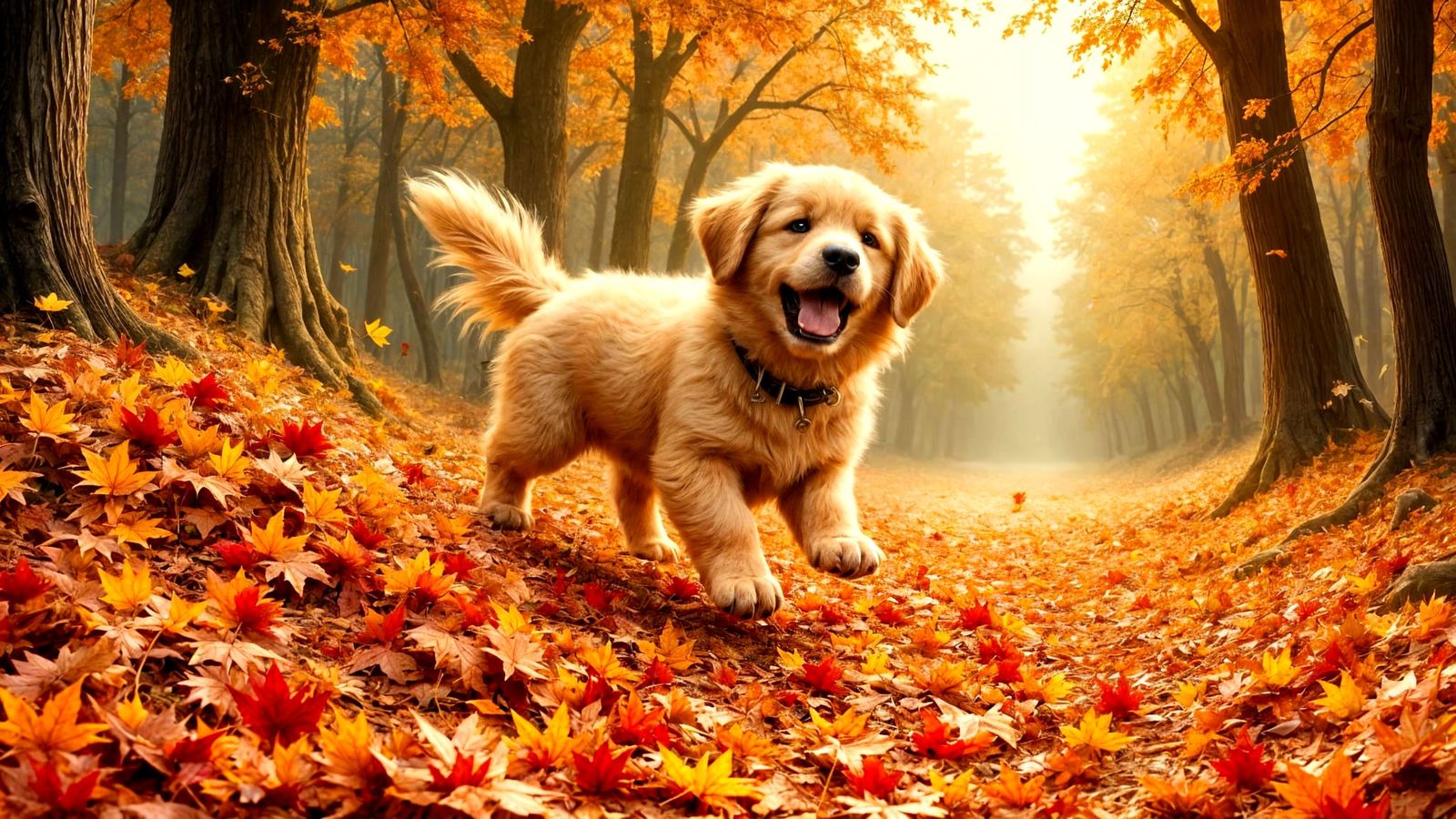 Fall puppy fun!
