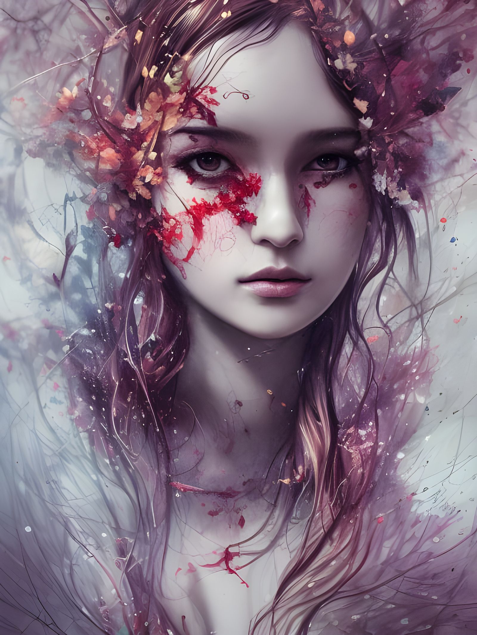 Magical Autumn Forestscape in Hyper-Realistic Digital Art