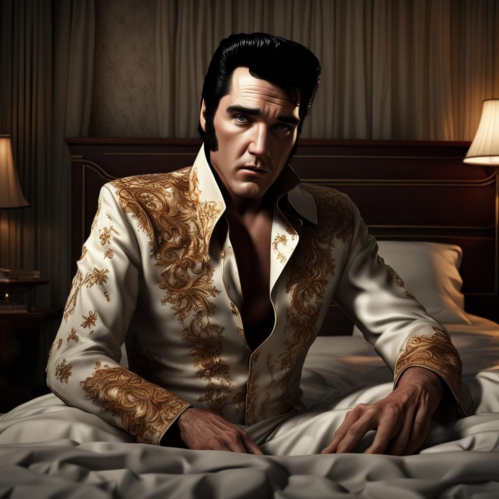 Elvis Presley: Ultra Realistic Post-Show Portrait