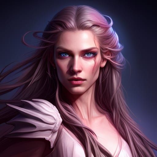 Fantasy Wizard Portrait in Deep Color, 8K