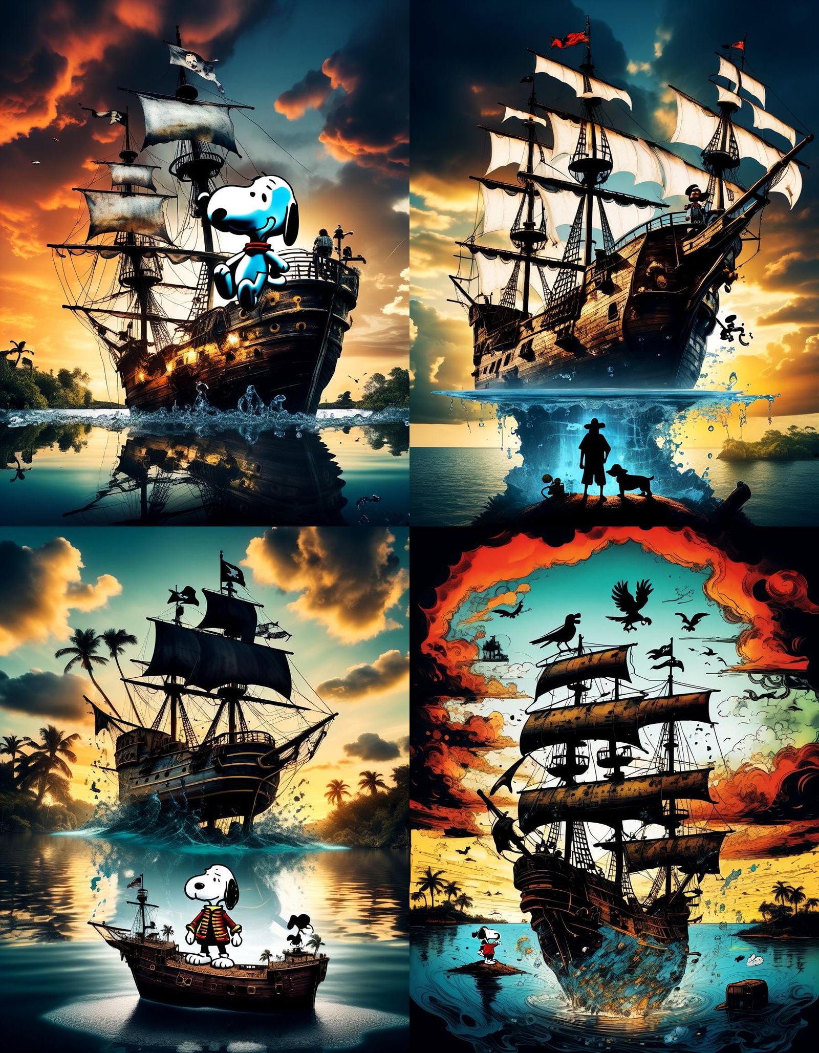 Piratenschiff with Snoopy,