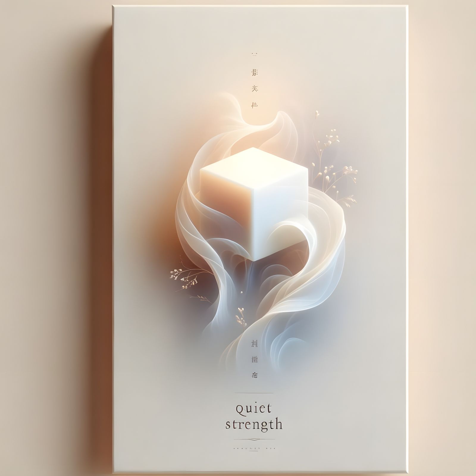 Serene Abstract Vertical Matte Painting