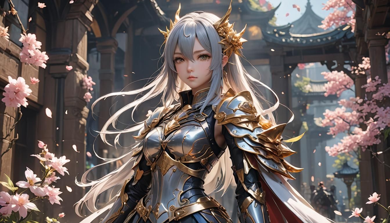 Detailed 3D Anime Fantasy Art Creation