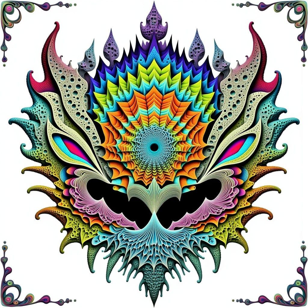 Gilded Laurel Crown with Zentangle Patterns