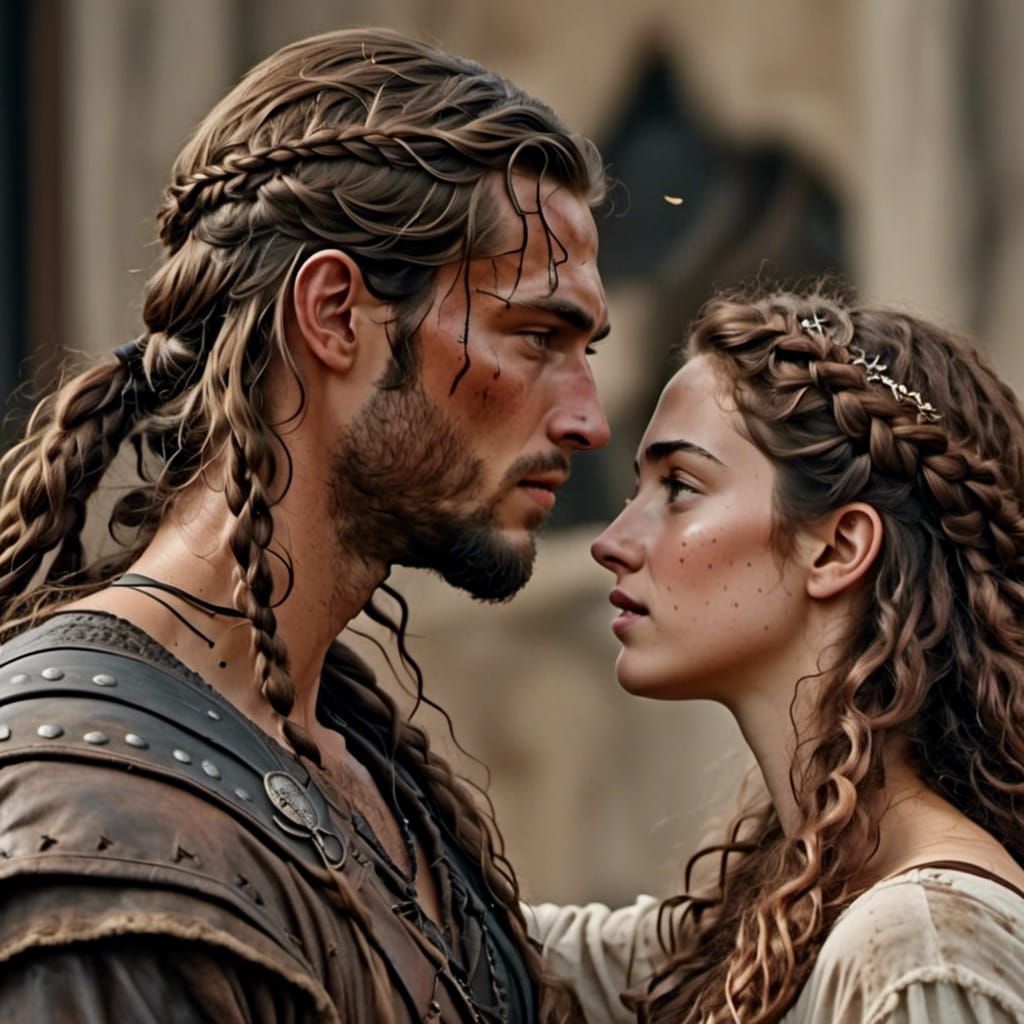 Dionysus and Ariadne in Hyperrealistic Detail