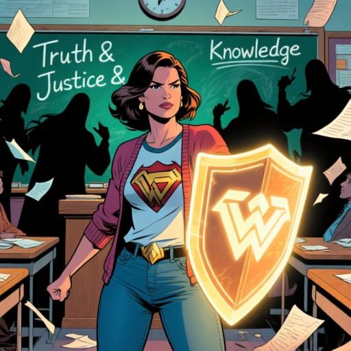 Teacher as Champion of Knowledge in Graphic Novel Style