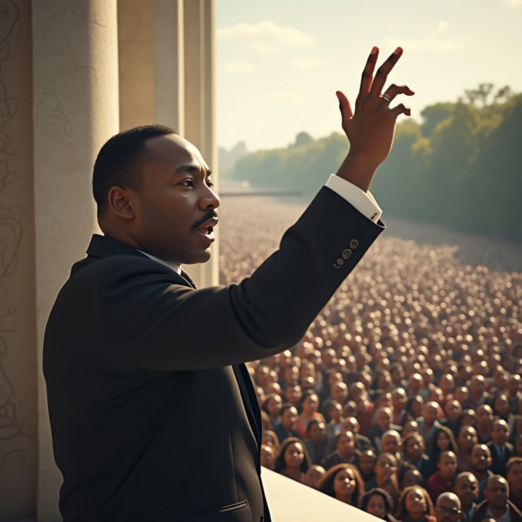 Martin Luther King Jr.'s Dream Speech at Lincoln Memorial