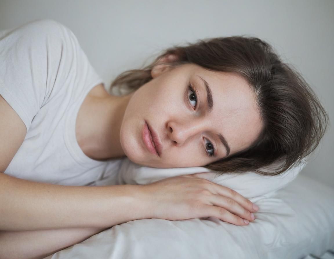 Intimate Portrait of a Woman Waking Up