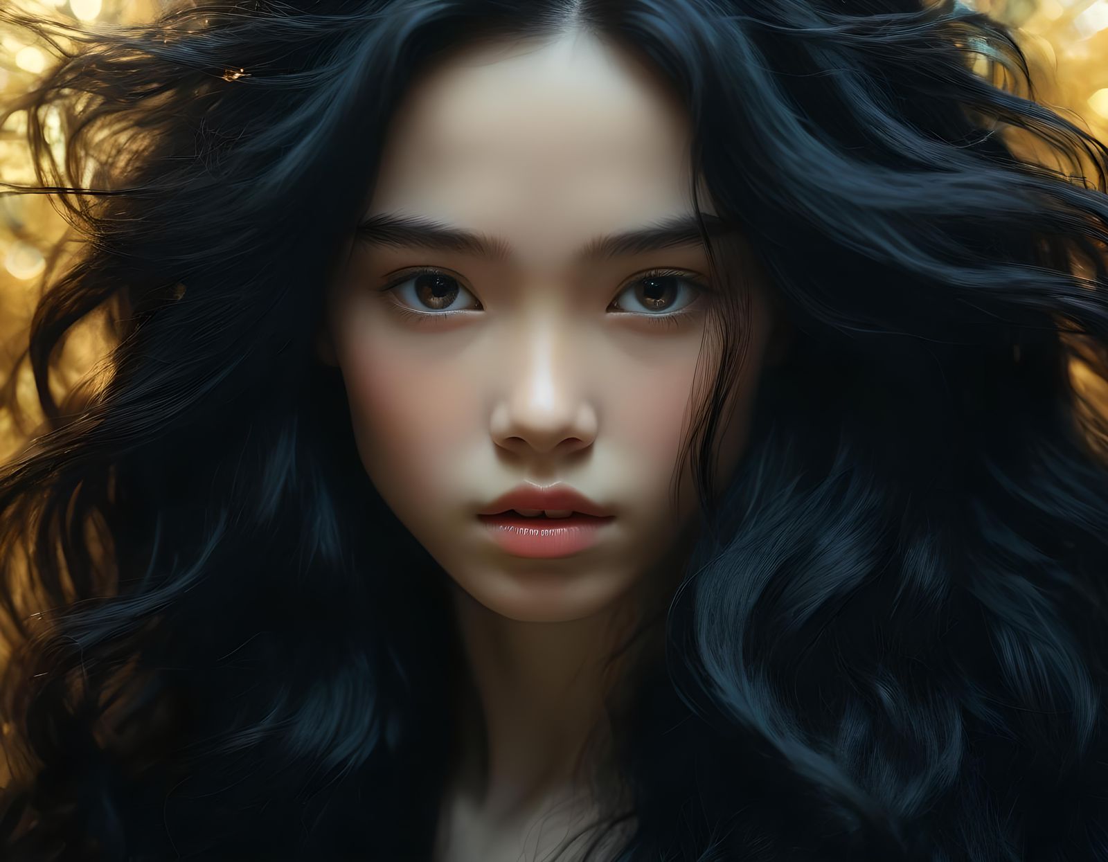 Strength Portrait in Surreal Fairytale Style