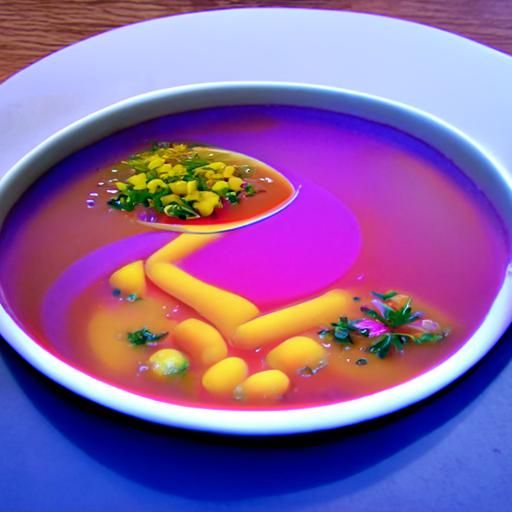 Delicious Soup Bowl on a Table
