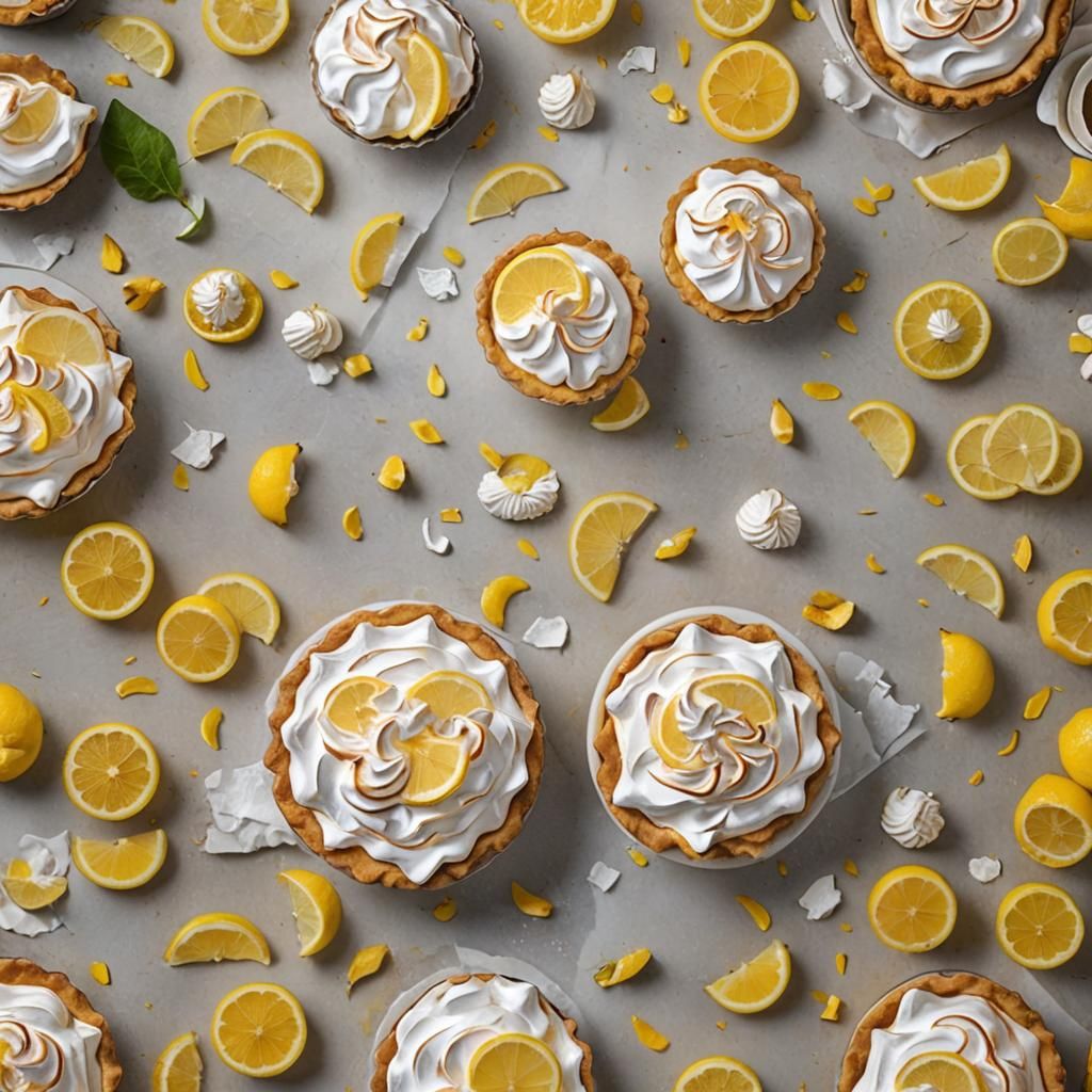 Delicious Lemon Meringue Pie with Candied Lemon