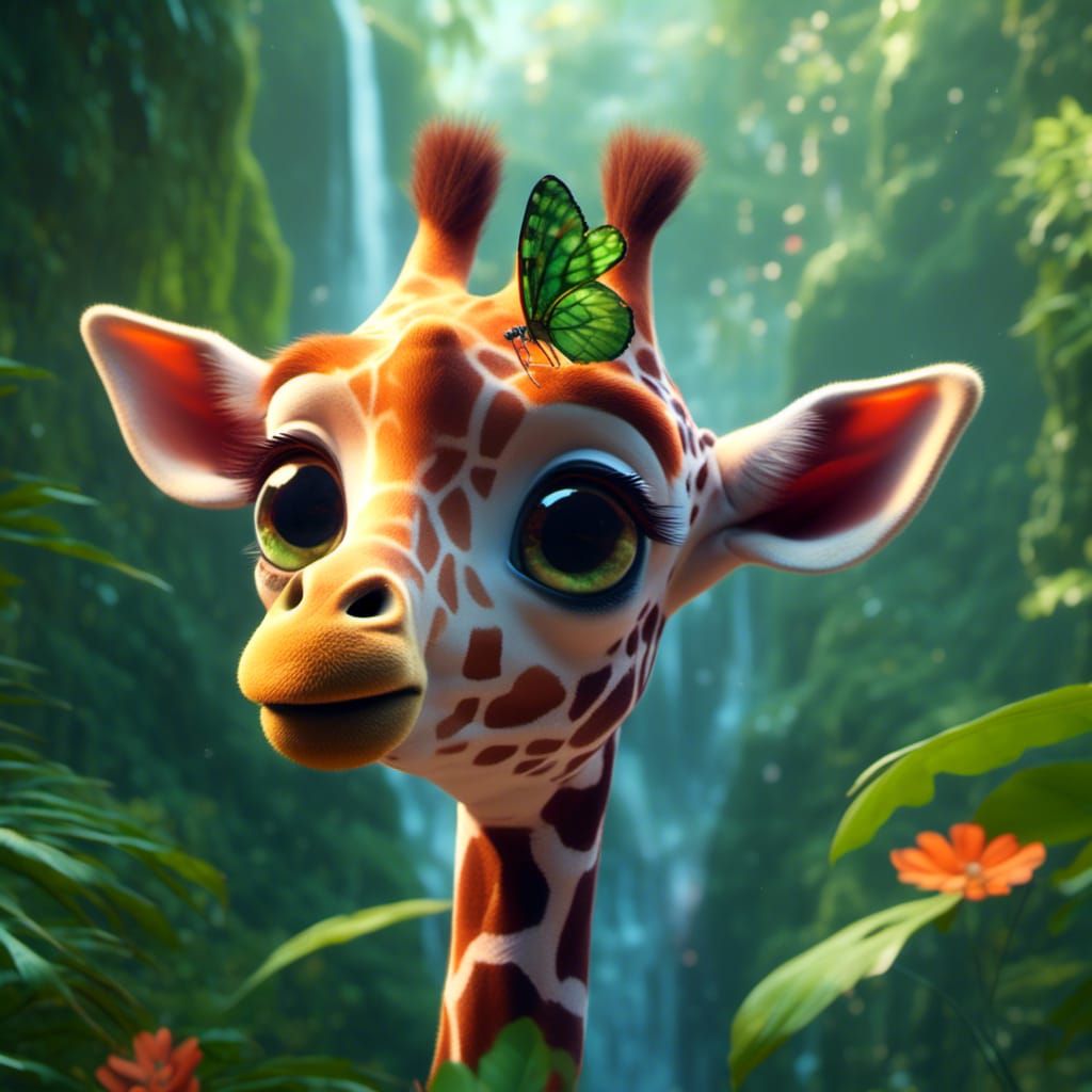 Lovely Lotie, familiar within the sacred rainforest of Seren...