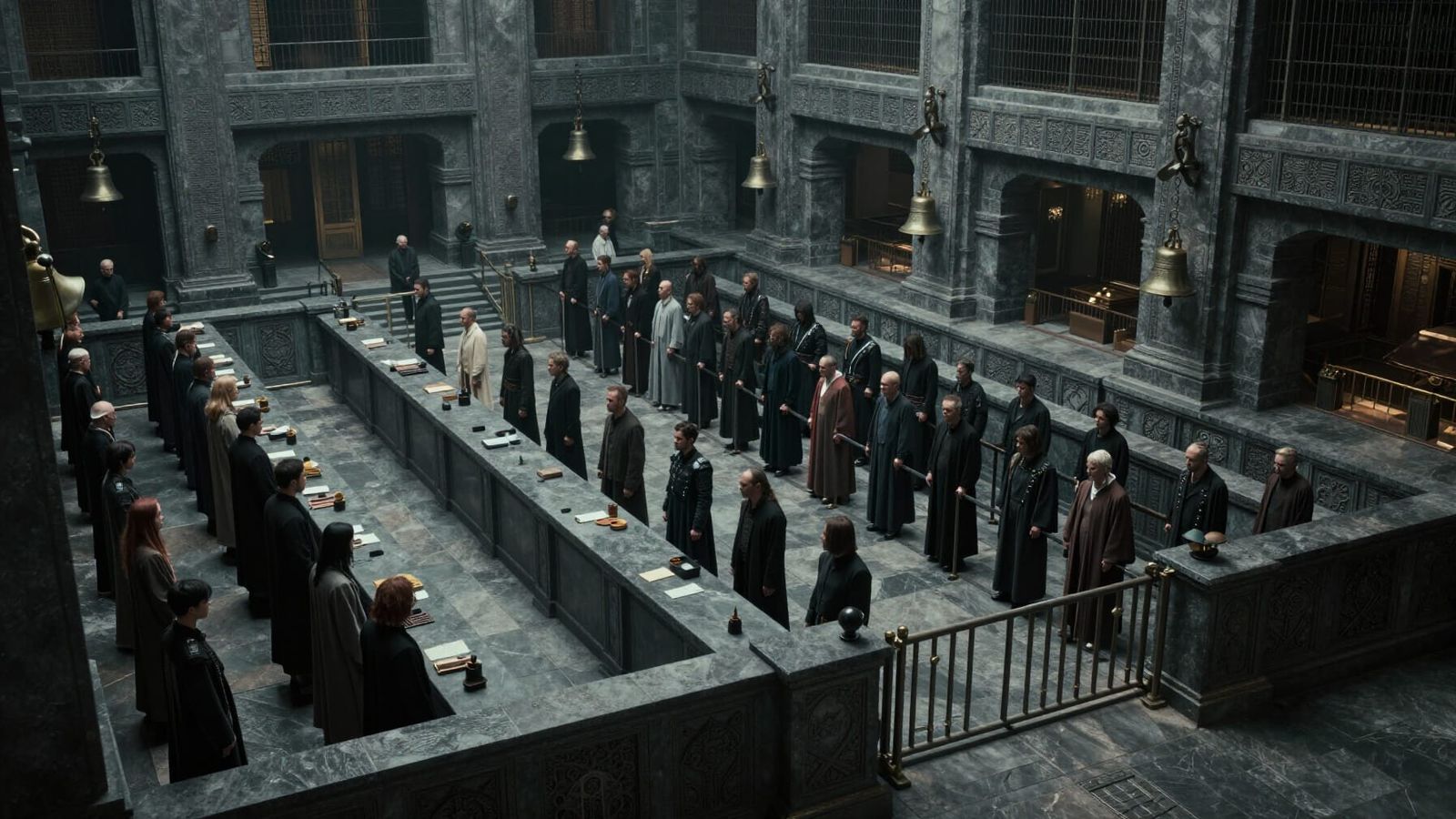 Dystopian Concept Art: Faith as Oppressive Regulation