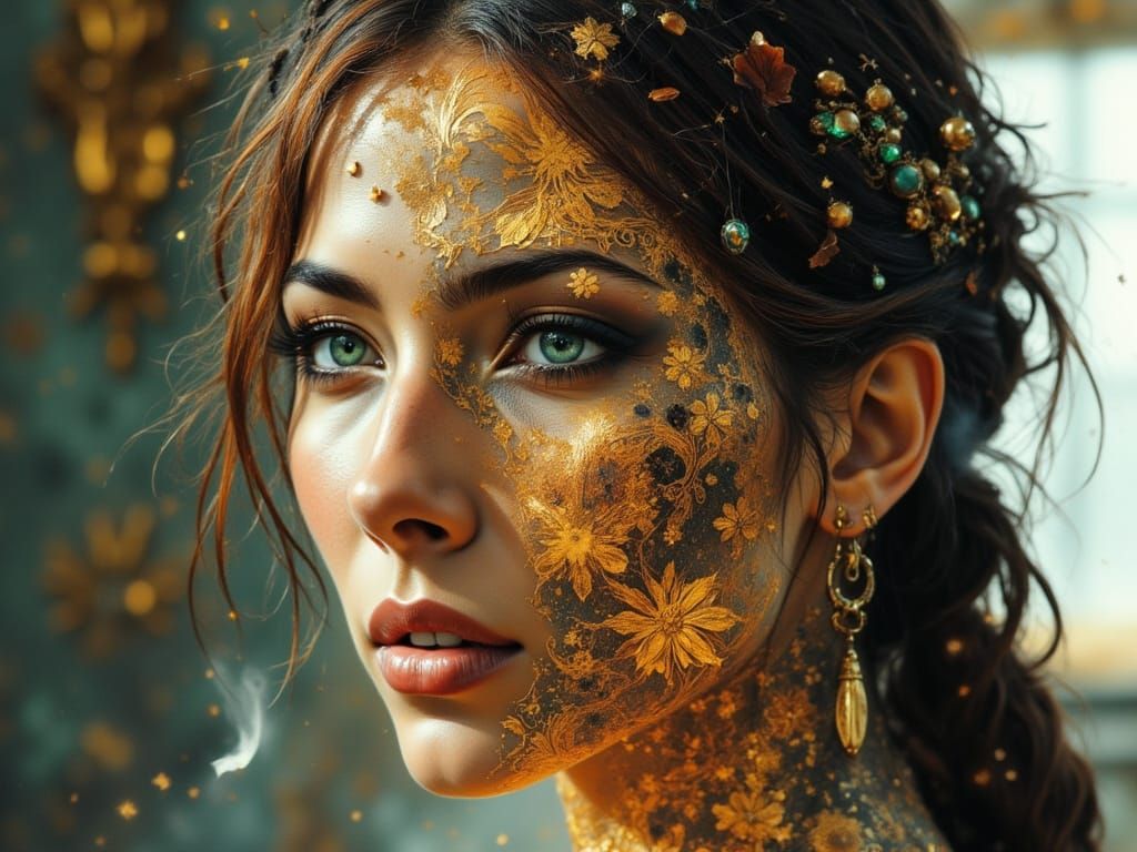 Beautiful barbarian woman