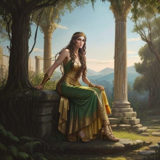 Minoan woman Dreamshaper