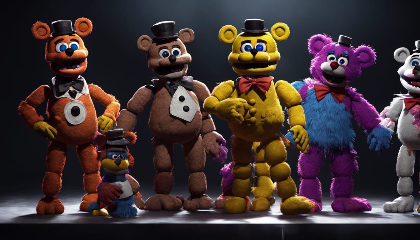 Friendly Animatronic Puppets Dancing with Dynamic Lighting