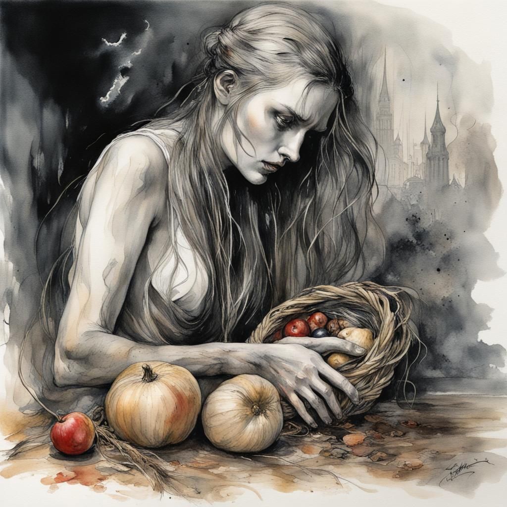 Melancholic Cornucopia Inspired by European Masters